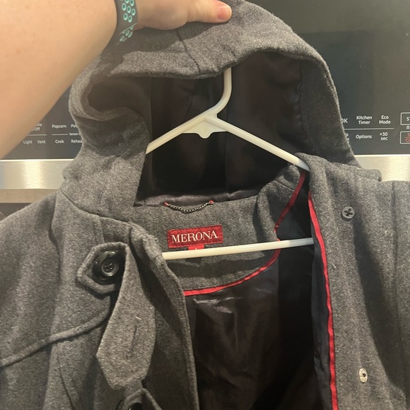 Merona Charcoal Outerwear - Picture 4 of 4